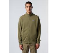 North Sails Sweatshirt Durchgehender Reißverschluss mit Logo-Patch S