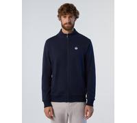North Sails Sweatshirt Durchgehender Reißverschluss mit Logo-Patch XL