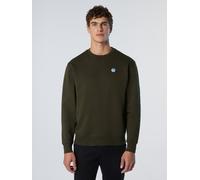 North Sails Herrenhoodie Mann Sweatshirt Mit Patch Grün 3xl