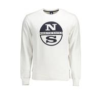 North Sails Classic Sweatshirt Bianco - Größe: XL