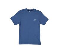 NORTH SAILS T-Shirt Herren Regular Fit Kurzarm Rundhals Baumwolle blau, M