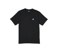 NORTH SAILS T-Shirt Herren Regular Fit Kurzarm Rundhals Baumwolle schwarz, S