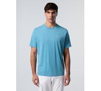 NORTH SAILS T-Shirt Herren Regular Fit Kurzarm Rundhals Baumwolle blau, M