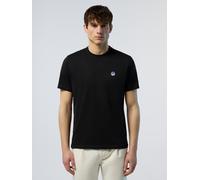 North Sails Kurzärmeliges T-shirt Für Männer Mann Kurzarm Basic Bollo Schwarz S