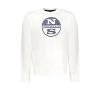 North Sails Weißes Baumwoll-Sweatshirt für Herren M