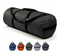 North Star Sports SD1842 Diamond Ripstop Standard Duffle Gear Bag 45,7 cm H x 45,7 cm B x 106,7 cm L, 175 Liter, Midnight Black Duffel Northstar Bags