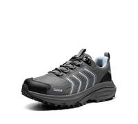 NORTIV 8 Damen wasserdichte Wanderschuhe Leicht für den ganzen Tag Komfort rutschfeste Outdoor Trekking Camping Klettern Modische Sneakers Armadillo FieldLite,Size 40,Dunkelgrau,SNHI26003W