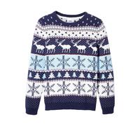 Norweger-Pullover aus reiner Baumwolle 164/170
