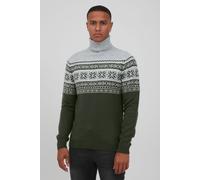 Norwegerpullover BLEND "BHTjesse", Herren, Gr. XL, deep depths, Grobstrick, 82% Polyacryl, 18% Polyester, regular fit normal, Rundhals, Pullover, Grobstrick Pullover mit Rollkragen (31862524-XL) deep 