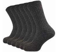 Norwegersocke | Mit Wolle & Extra warm | Herren (6 Paar) - Braun / 43 - 46