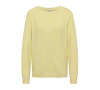 Cecil Strickpullover Softer Pullover U-Boot-Ausschnitt unifarben iced Gelb Gr. S