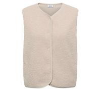Fellweste CECIL, Damen, Gr. XL (44), teddy vanilleweiß, Stoff, 100% Polyester, unifarben, comfort fit normal, Rundhals, Westen, Rundhalsausschnitt (18683208-XL) teddy vanilleweiß