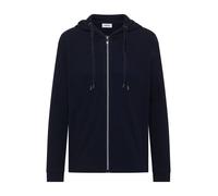 Sweatjacke CECIL, Damen, Gr. XL (44), universal blau, Sweatware, Obermaterial: 80% Baumwolle, 15% Polyester, 5% Elasthan, unifarben, regular fit normal, ohne Ausschnitt, Bündchen, Sweatjacken Sweatjac