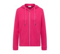 Cardigan CECIL, Damen, Gr. XL (44), beetroot pink, Web, 80% Baumwolle, 15% Polyester, 5% Elasthan, unifarben, comfort fit normal, ohne Ausschnitt, Bündchen, Strickjacken, mit Kapuze (84252103-XL) beet