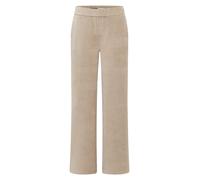Cordhose CECIL "NEELE", Damen, Gr. XL (44), Länge 30, silbery beige, Web, Obermaterial: 65% Baumwolle, 33% Polyester, 2% Elasthan. Futter: 100% Baumwolle, unifarben, loose fit lang, Hosen, mit elastis
