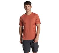 NosiLife Herren T-Shirt mit Solarschild und kurzen Ärmeln, Dark Sahara, S