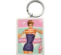 Nostalgic-Art 47030 Say it 50's Drama Queen, Schlüsselanhänger, 6 x 4,5 cm