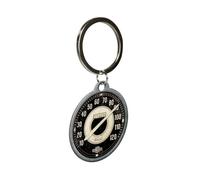 Nostalgic-Art Retro Schlüsselanhänger, Ø 4 cm, Harley-Davidson - Tacho - Geschenk-Idee für Biker, Original Lizenzprodukt (OLP), aus Metall, Vintage Design