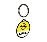 Nostalgic-Art Retro Schlüsselanhänger, Ø 4 cm, Opel - Logo - Geschenk-Idee für Opel-Zubehör Fans, Original Lizenzprodukt (OLP), aus Metall, Vintage Design