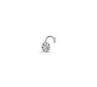 Nostril 0,03 Carat Diamant Nasenpiercing 950'er Platin