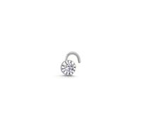 Nostril 0,05 Carat Diamant Nasenpiercing 950'er Platin