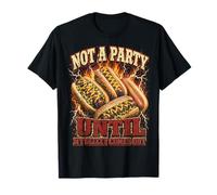 Not A Party Until My Glizzy Comes Out Funny Hot Dog Meme T-Shirt