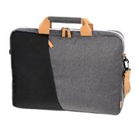 Hama Laptop Tasche bis 13.3 Zoll (Notebook Tasche für Laptop, Tablet, MacBook, Chromebook bis 13,3 Zoll, Umhängetasche als Arbeitstasche oder Schultasche für Herren und Damen) schwarz grau