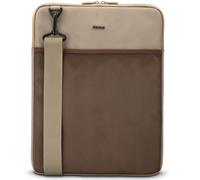 Hama Laptop-Sleeve "To Go" zum Umhängen, von 34 bis 36 cm (13,3" - 14,1"), Bg-Br Beige-Braun