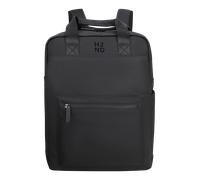 Notebookrucksack HARBOUR 2ND "Hamburg XL", Damen, Gr. B/H/T: 30cm x 40cm x 12cm, grau (ash), Canvas, Baumwolle, Polyurethane, Rucksäcke, Tagesrucksack Arbeitsrucksack Schulrucksack (11017365-0) ash