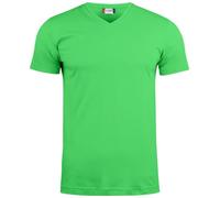 noTrash2003 Herren V-Neck Kurzarm T-Shirt Clique Basic by Kurzärmelig Enger Passform Nackenband hinten Kragenbündchen mit Elastan, 145 g/qm, Oeko-Tex Zertifiziert