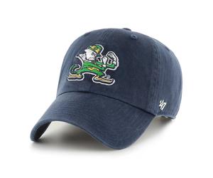 Notre Dame Fighting Irish ’47 CLEAN UP NCAA College Cap Navy - ONE SIZE