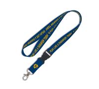 Notre Dame Fighting Irish Schl sselband mit abnehmbarer Schnalle PLACT Marineblau