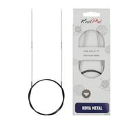 KnitPro Nova Metall Rundstricknadel – 2,25 mm – 40 cm – Silber