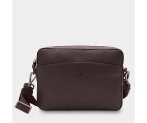 NOVARA Umhängetasche M braun Herren - Leder