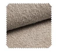 novely® ABEL - Flauschiger Bouclé-Polsterstoff - Schwer Entzündbarer Möbelstoff - UV-Beständige Meterware 1lfm | Farbe: 02 Beige