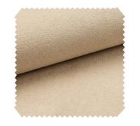 novely® ALPEN Polsterstoff im Wildleder-Look - Velours-Microfaser-Möbelstoff - Pflegeleichte Meterware 1lfm | Farbe: 03 Beige