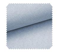 novely® ALPEN Polsterstoff im Wildleder-Look - Velours-Microfaser-Möbelstoff - Pflegeleichte Meterware 1lfm | Farbe: 36 Hellblau