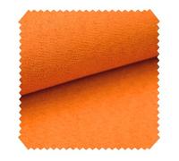 novely® ALPEN Polsterstoff im Wildleder-Look - Velours-Microfaser-Möbelstoff - Pflegeleichte Meterware 1lfm | Farbe: 51 Orange