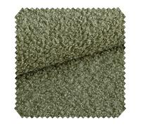 novely® CENTRO Kuschelweicher Bouclé-Stoff, voluminöser Möbelstoff, wasserabweisender und UV-beständiger Polsterstoff, Meterware 1 lfm | Farbe: 13 Olivgrün