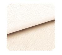 novely® VENEZIA Abverkauf | 3D-Relief Velours Möbelstoff Seidenglanz 1 lfm | Farbe: 01 Creme