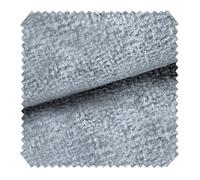 novely® VENEZIA Abverkauf | 3D-Relief Velours Möbelstoff Seidenglanz 1 lfm | Farbe: 06 Eisblau