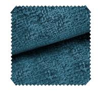 novely® VENEZIA Abverkauf | 3D-Relief Velours Möbelstoff Seidenglanz 1 lfm | Farbe: 08 Petrolblau