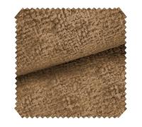 novely® VENEZIA Abverkauf | 3D-Relief Velours Möbelstoff Seidenglanz 1 lfm | Farbe: 16 Dunkelbeige