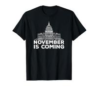 November is Coming - Blue Wave Midterm Election T-Shirt Preisgünstiges Grafik-T-Shirt