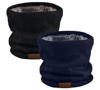 NovForth Winter Halsschlauch Herren Ski, Halswärmer Halstuch Männer Gesichtsschal Damen, Fleece Schal Schlauchtuch für Herren Gamaschenmaske, Winddichte Kreisschlaufenschals