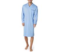 Novila Nachthemd Herren Jersey-Baumwolle blau, 46/48