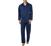 Novila Pyjama Herren Baumwolle blau, 52 (L)