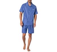 Novila Pyjama Herren Baumwolle blau, 60 (3XL)