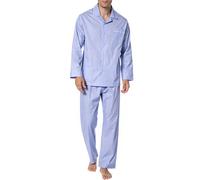 Novila Pyjama Herren Baumwolle blau, 70-72
