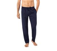 Novila Pyjamahose Herren Stoff blau gemustert, 56 (XXL)